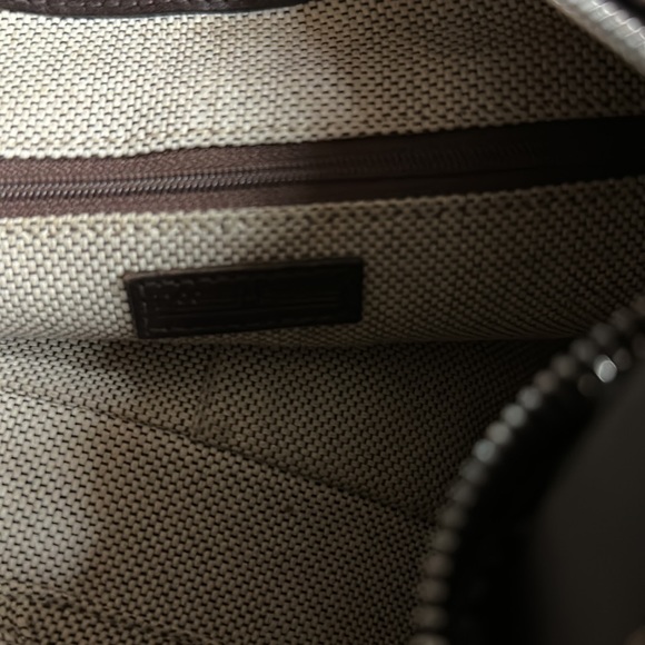 Dooney and Bourke Vintage Harrison Croc Embossed Leather Hobo Bag - Picture 7 of 9